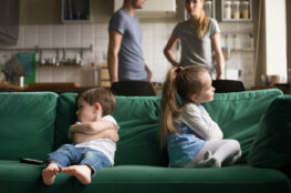 rodina, hádka, děti