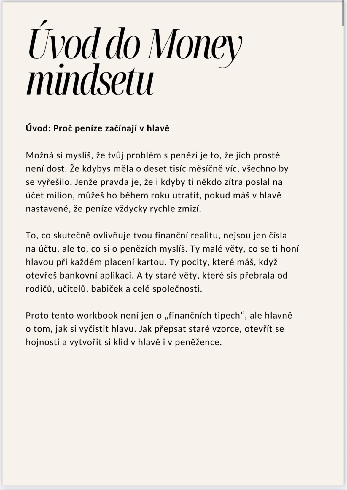 Manifest hojnosti a klidu v hlavě - Image 2